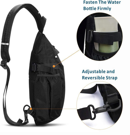 Sling Bag Crossbody Shoulder Outdoor Travel Hiking Backpack for Women & Men