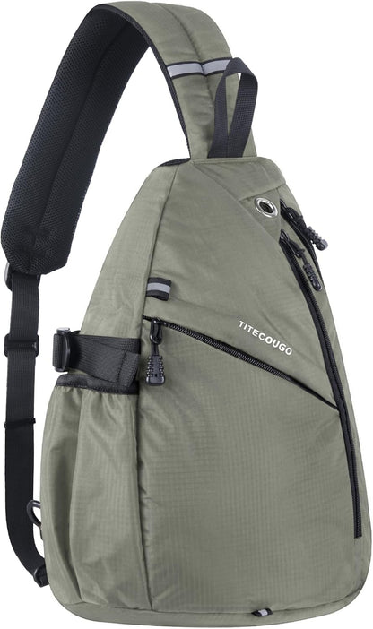 Sling Bag Crossbody Shoulder Outdoor Travel Hiking Backpack for Women & Men