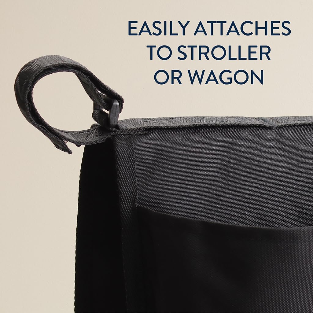 Stroller Organizer, Wagon Storage Bag with Pockets & Toy Loops