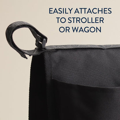 Stroller Organizer, Wagon Storage Bag with Pockets & Toy Loops