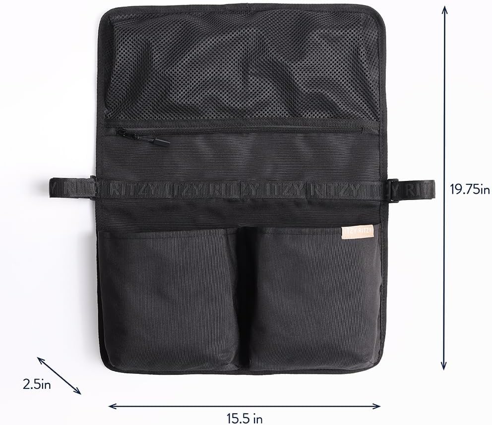 Stroller Organizer, Wagon Storage Bag with Pockets & Toy Loops