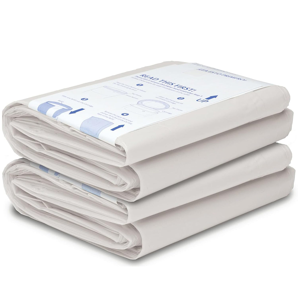 Plus Diaper Pail Refills | 4 Count | Most Economical Refill System | Quick & Easy to Replace | No Preset Bag Size Use Only What You Need | Exclusive End-of-Liner Marking