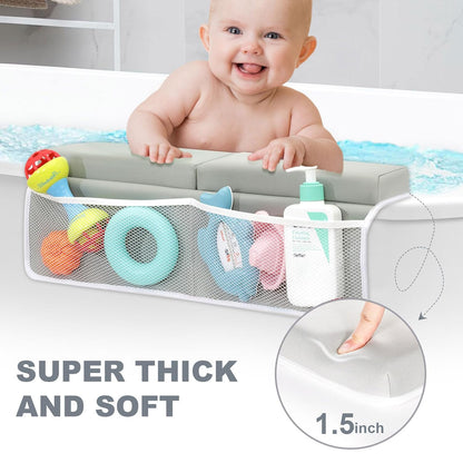 Comfortable Soft Baby Support Bathtub Kneeler Mat Knee Saver Cushion and Bathroom Elbow Rest Pad Set