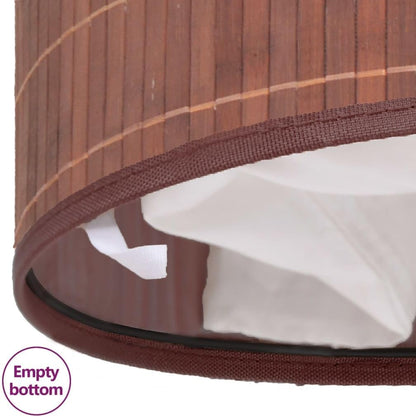 Bamboo Laundry Hamper with Removable Liner, Rectangular Foldable Clothes Storage Bin with Handles, Organization Basket for Bedroom, Bathroom, Nursery, Brown