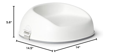 BabyBjörn Booster Seat, White (069021US), 1 Count (Pack of 1)