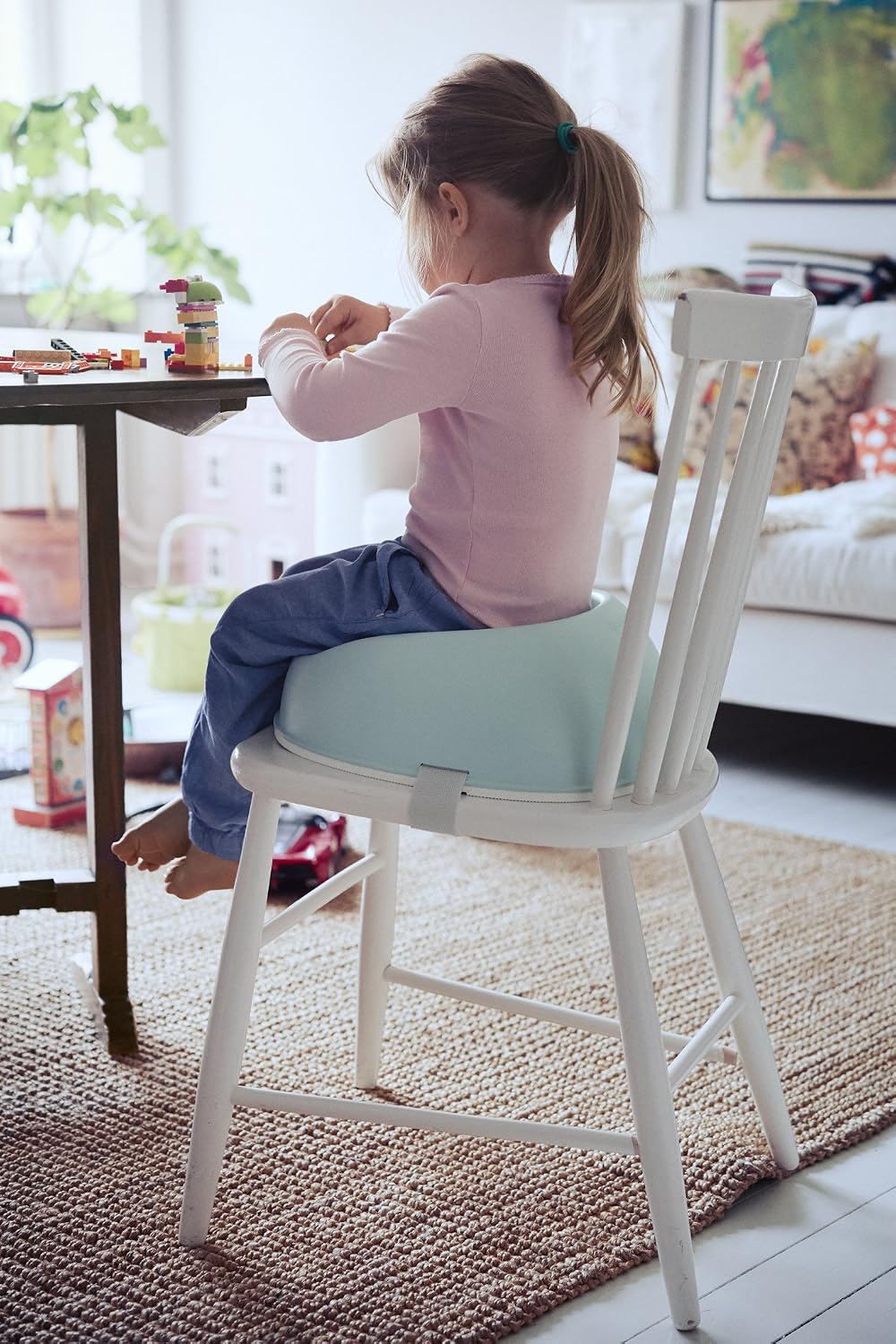 BabyBjörn Booster Seat, White (069021US), 1 Count (Pack of 1)