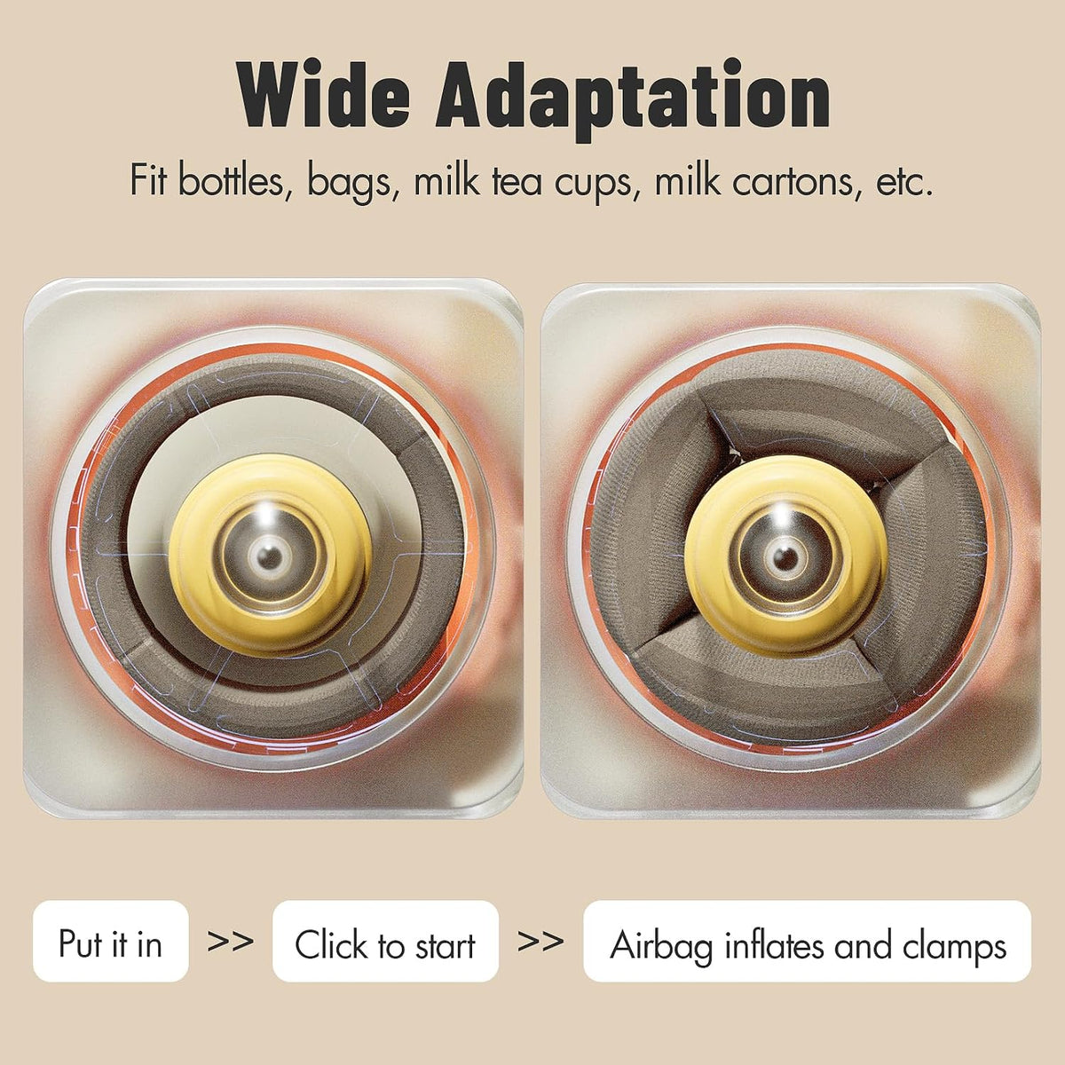 SmartSwirl Waterless Bottle Warmer - Patented Airbag Heating for Nutrient Protection, Off-Center & Smart Dual-Direction Mixing for Clump-Free Formula, Fits All Bottles, Quiet & Safe