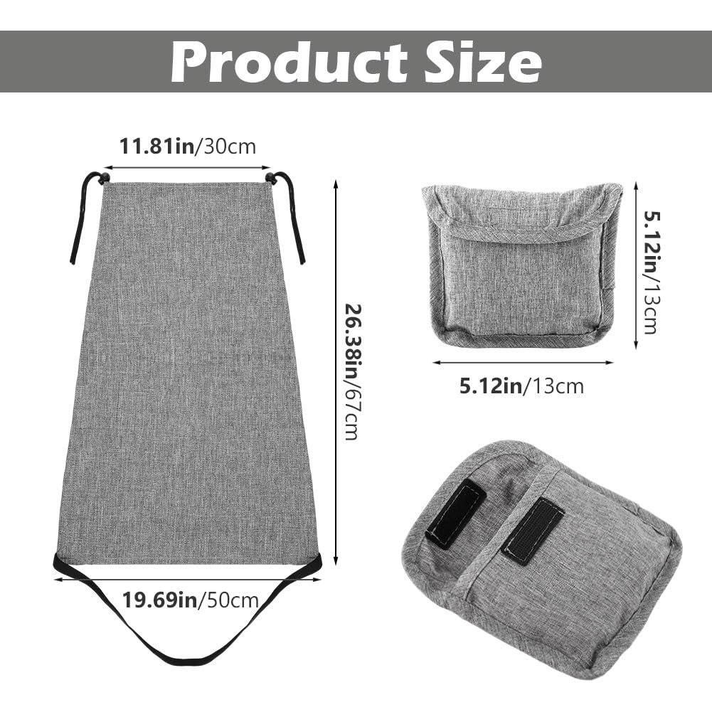 Stroller Sun Shade Baby Stroller Sun Cover,Universal Pram Sunshade for Pushchair, Buggy and Carrycot, Sun Stroller with UV Protection 50+, Sun Shade Blackout Blind Black, Grey 50x30x67cm