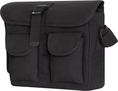 Canvas Shoulder Bag – Rugged Vintage Crossbody Storage Utility EDC Bag