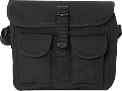 Canvas Shoulder Bag – Rugged Vintage Crossbody Storage Utility EDC Bag