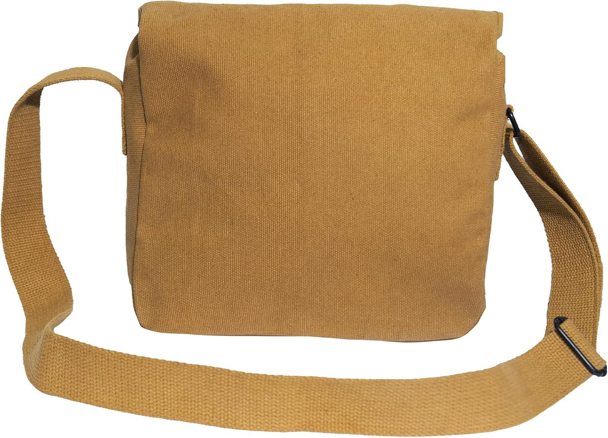 Canvas Shoulder Bag – Rugged Vintage Crossbody Storage Utility EDC Bag