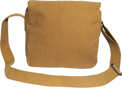 Canvas Shoulder Bag – Rugged Vintage Crossbody Storage Utility EDC Bag