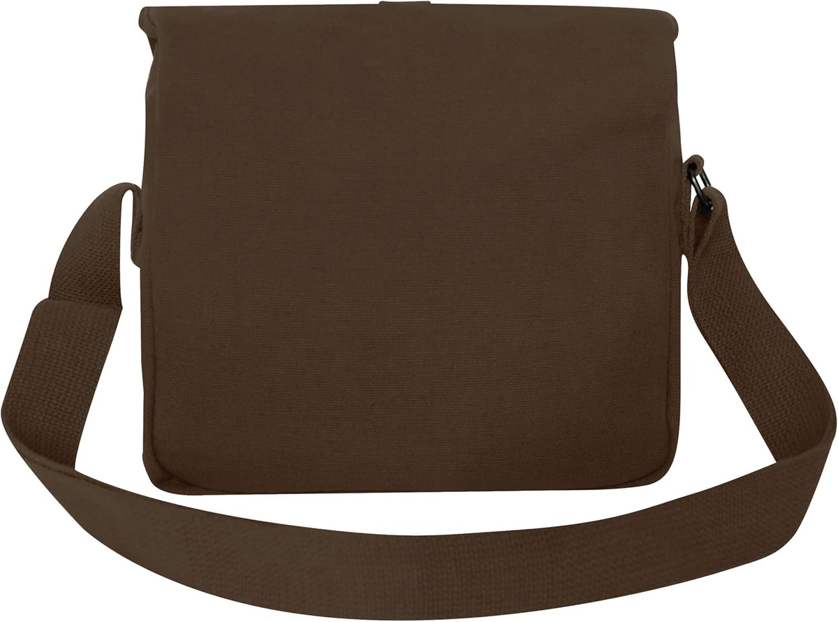 Canvas Shoulder Bag – Rugged Vintage Crossbody Storage Utility EDC Bag