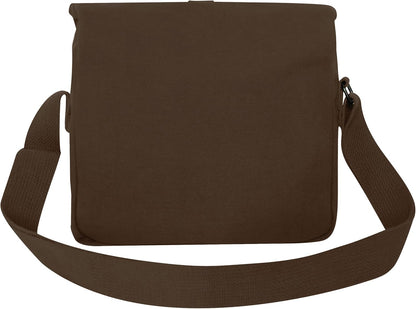 Canvas Shoulder Bag – Rugged Vintage Crossbody Storage Utility EDC Bag