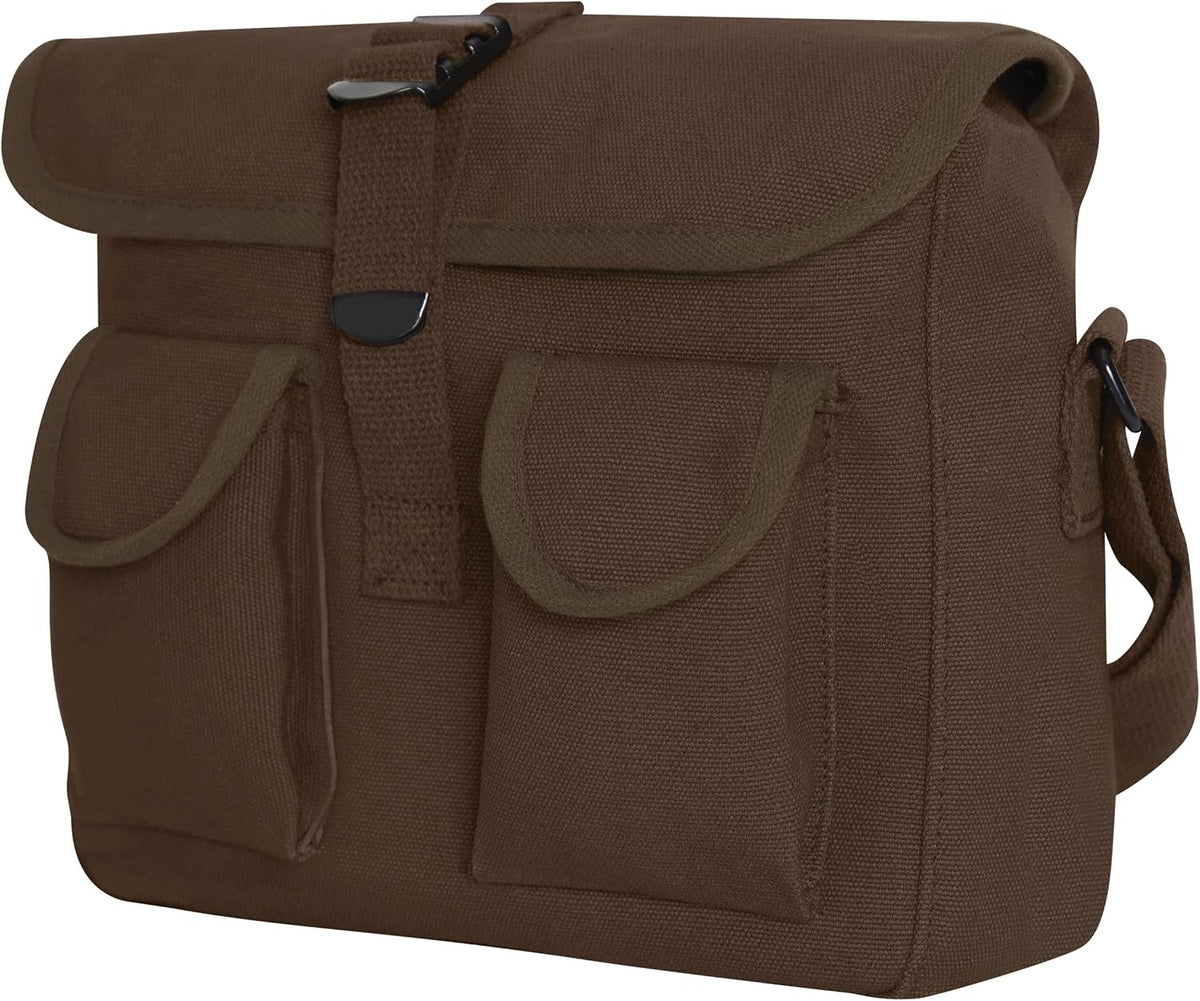 Canvas Shoulder Bag – Rugged Vintage Crossbody Storage Utility EDC Bag