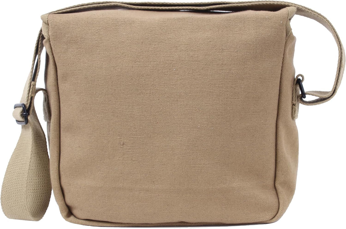 Canvas Shoulder Bag – Rugged Vintage Crossbody Storage Utility EDC Bag