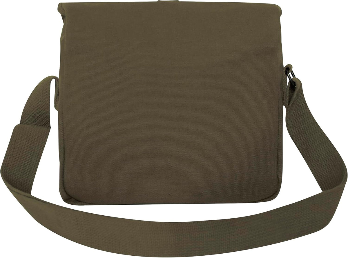 Canvas Shoulder Bag – Rugged Vintage Crossbody Storage Utility EDC Bag