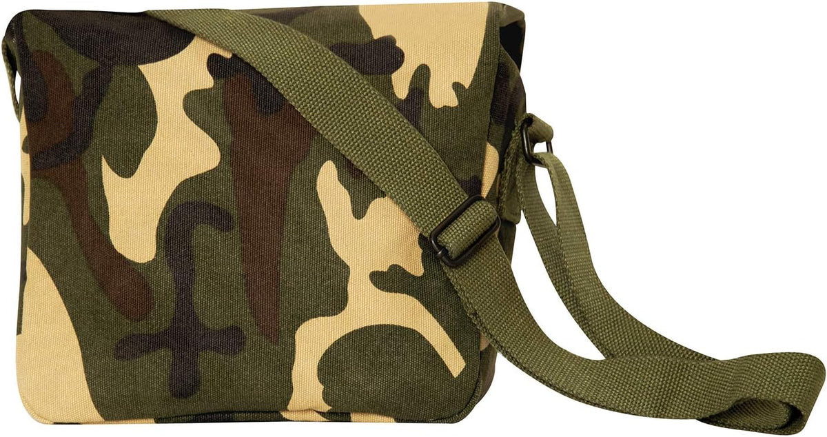Canvas Shoulder Bag – Rugged Vintage Crossbody Storage Utility EDC Bag
