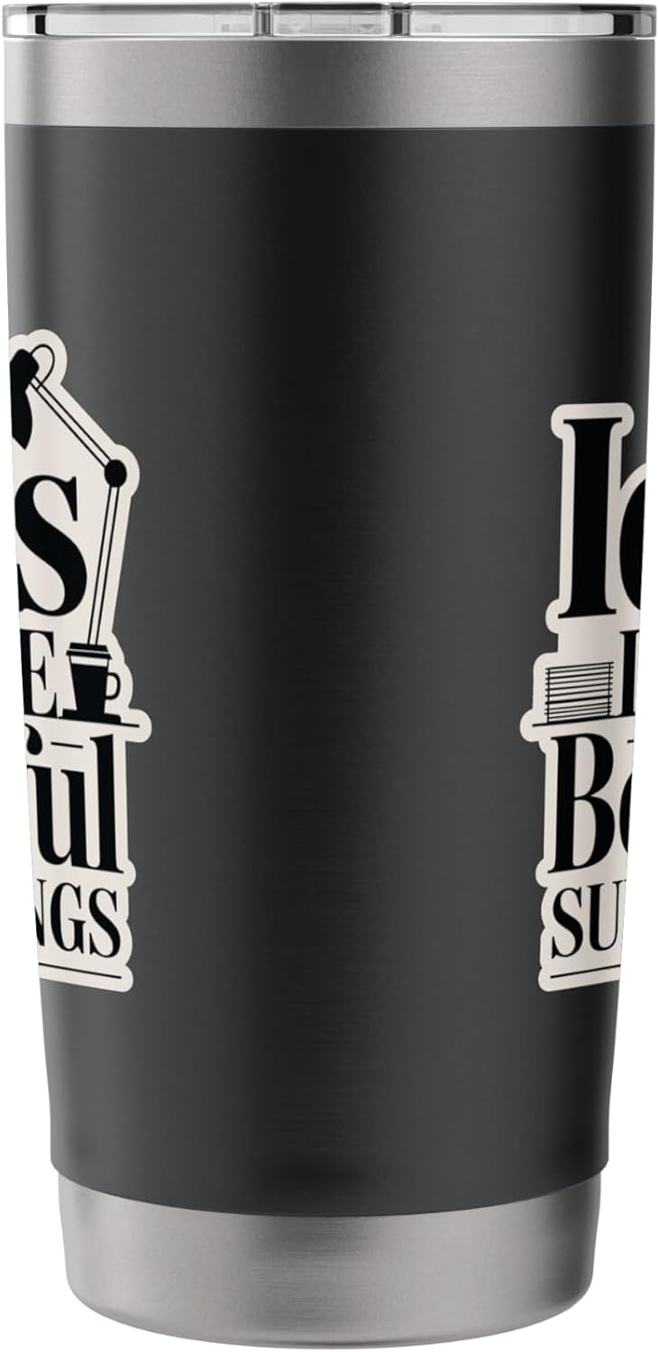 Ideas Deserve Beautiful Surroundings Office Decor Stainless Steel Insulated Tumbler