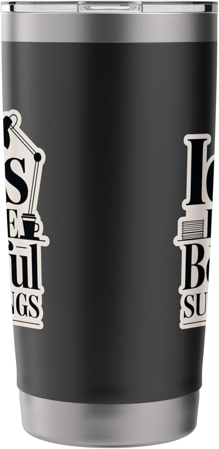 Ideas Deserve Beautiful Surroundings Office Decor Stainless Steel Insulated Tumbler