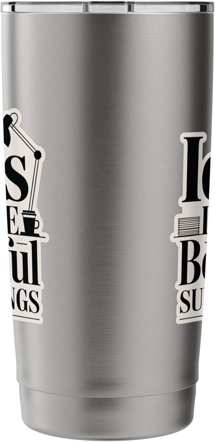 Ideas Deserve Beautiful Surroundings Office Decor Stainless Steel Insulated Tumbler
