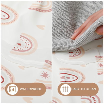 3 Pcs PU Baby Diaper Changing Pad Liner 20 x 28 Inch Foldable Portable Waterproof Changing Pads Mat for Toddler Baby Newborns Travel Seating Lie Bed Gifts Supplies