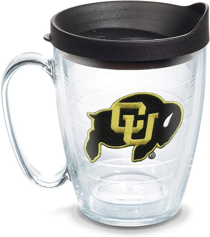 Tervis Made in USA Double Walled University of Alabama Crimson Tide Insulated Tumbler Cup Keeps Drinks Cold & Hot, 16oz Mug, Emblem - Colors G