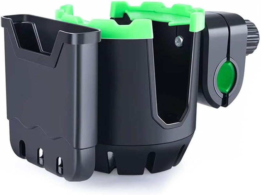 2-in-1 Cup Holder with Phone Holder for Stroller, Bike & Wheelchair