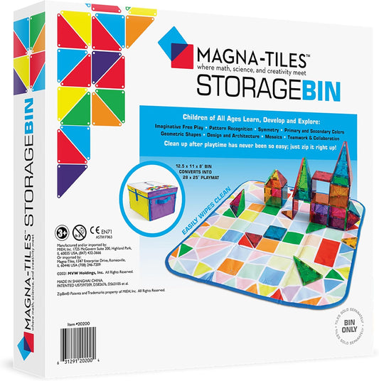 Storage Bin & Interactive Play-Mat, The Original Magnetic Building Brand