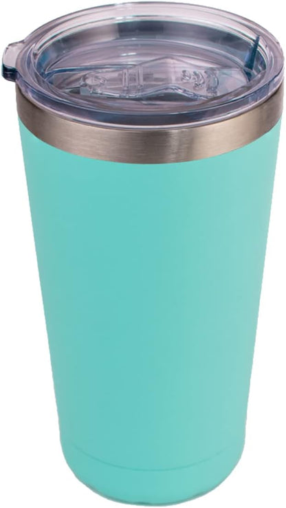 Best Insulated Tumbler Double Walled - Keep Drinks Hot or Cold - Travel Tumbler Thermal Cups - Vacuum, Stainless Steel - Easy Grip Cup for Coffee, Iced Drinks - 20 oz (Black)
