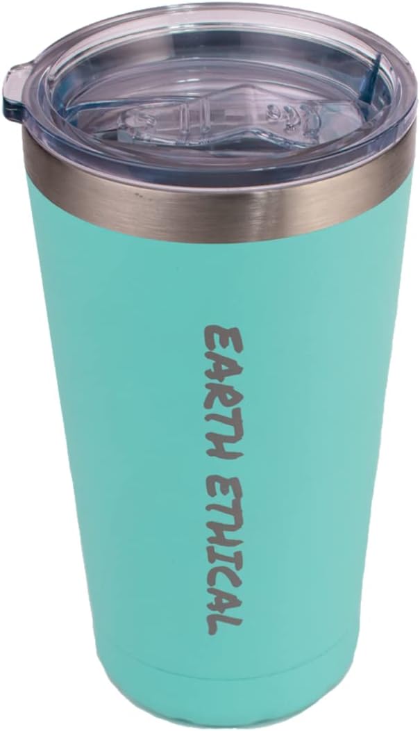 Best Insulated Tumbler Double Walled - Keep Drinks Hot or Cold - Travel Tumbler Thermal Cups - Vacuum, Stainless Steel - Easy Grip Cup for Coffee, Iced Drinks - 20 oz (Black)