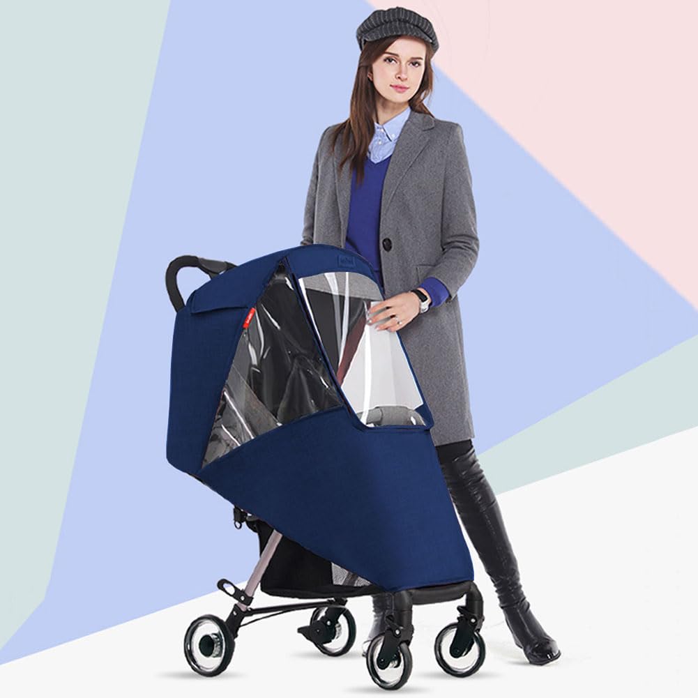 Universal Baby Stroller Cold Weather Shield Outdoor Pram Rain Cover