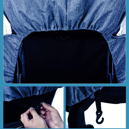 Universal Baby Stroller Cold Weather Shield Outdoor Pram Rain Cover