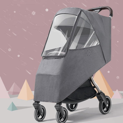 Universal Baby Stroller Cold Weather Shield Outdoor Pram Rain Cover