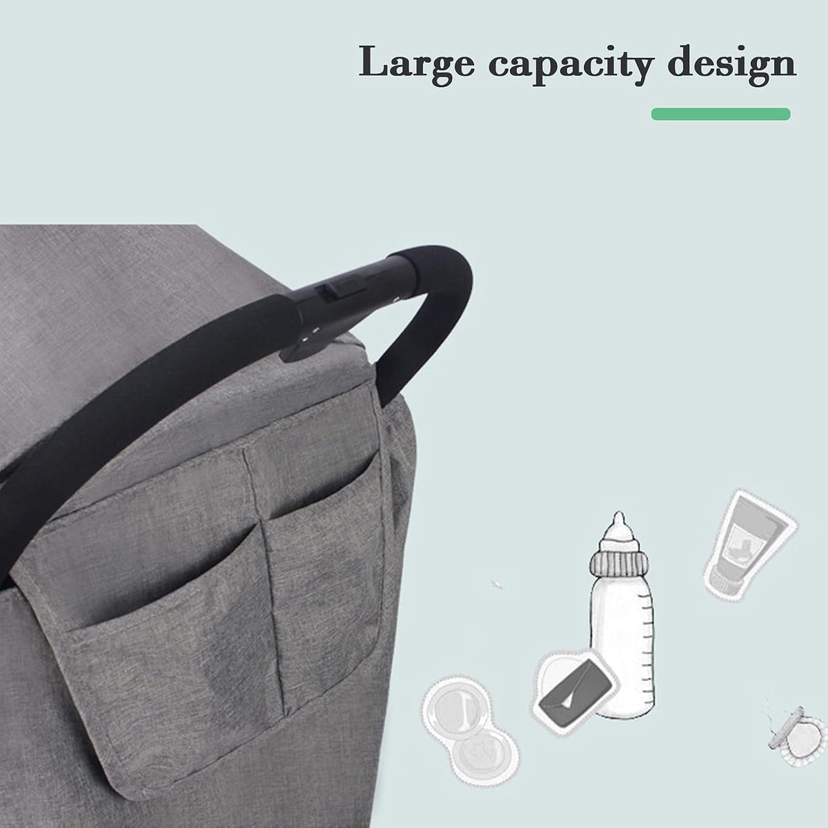 Universal Baby Stroller Cold Weather Shield Outdoor Pram Rain Cover