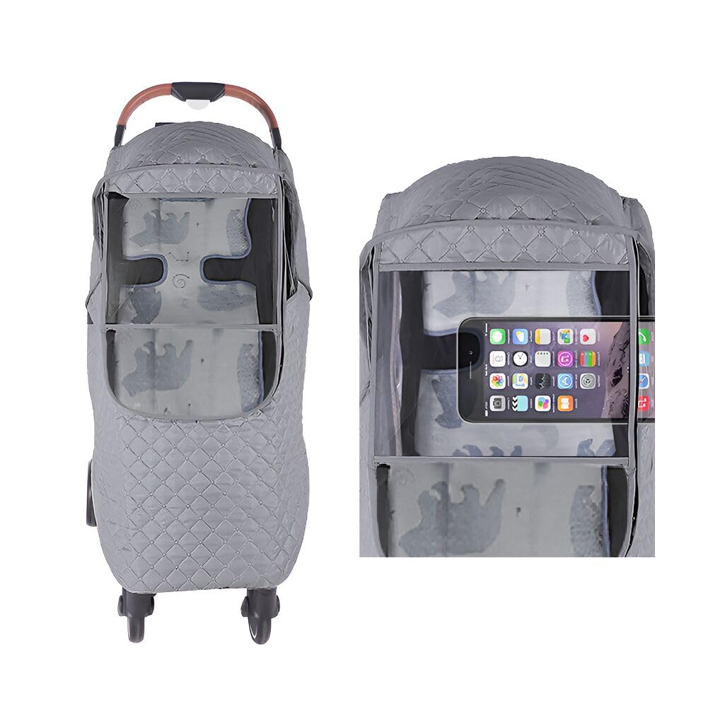Universal Baby Stroller Cold Weather Shield Outdoor Pram Rain Cover