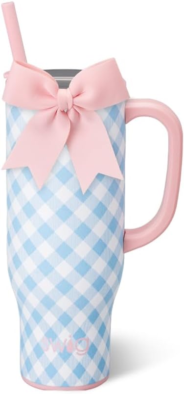 22oz Insulated Travel Mug with Handle & Lid, Pagoda Paradise | Triple Insulated Stainless Steel - Handle & Lid Included - Keeps Coffee Hot or Cold - Cup Holder Friendly