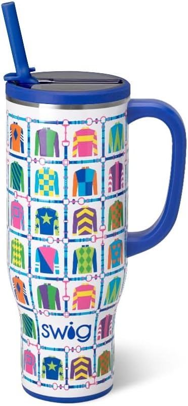 22oz Insulated Travel Mug with Handle & Lid, Pagoda Paradise | Triple Insulated Stainless Steel - Handle & Lid Included - Keeps Coffee Hot or Cold - Cup Holder Friendly