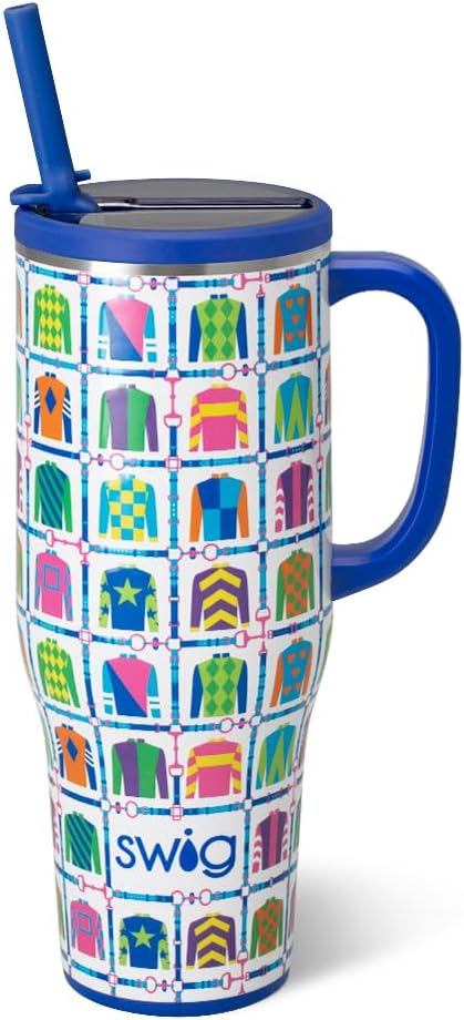 22oz Insulated Travel Mug with Handle & Lid, Pagoda Paradise | Triple Insulated Stainless Steel - Handle & Lid Included - Keeps Coffee Hot or Cold - Cup Holder Friendly