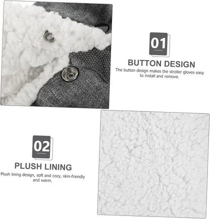 Ster Gloves Hand Muffs for Pram Ster Accessories Pushchair Hand Muff Warm Gloves Pram Hand Muff Winter
