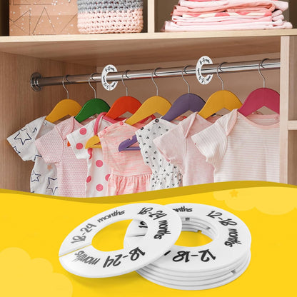 12 PCS Baby Closet Dividers,Clothes Size Organizer,Clothes Size Organizer