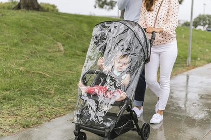 Quid³ Stroller Rain Cover | Clear Shield for Rain, Wind & Bugs