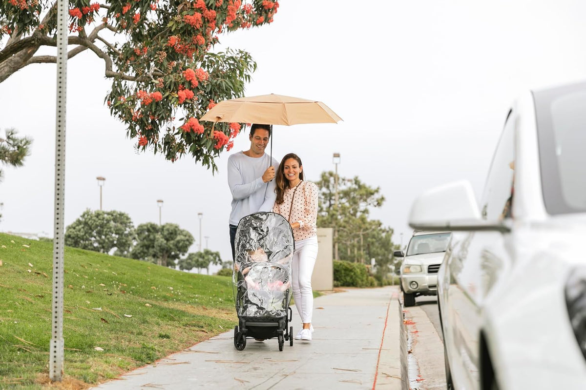 Quid³ Stroller Rain Cover | Clear Shield for Rain, Wind & Bugs