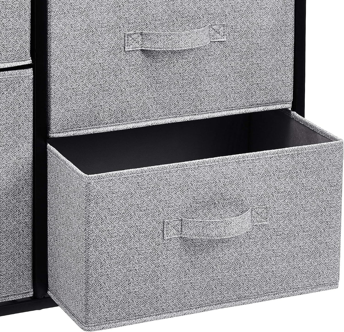 Bedroom Closet Organizer with 5-Fabric Storage Drawers for Clothes Storage, White