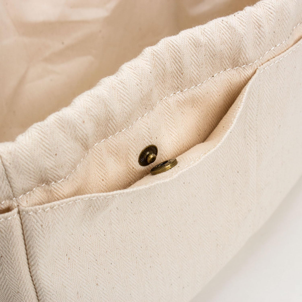 Cotton Canvas Lady Women Travel Handbag Organizer Insert for Tote Handbag (S)