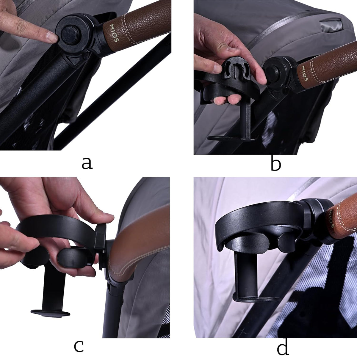 Stroller Cup Holder with Phone Holder fits Cybex Stroller 2 in 1