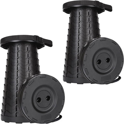 Collapsible Stool for Adults, Portable Folding Camping Seat, 400lbs