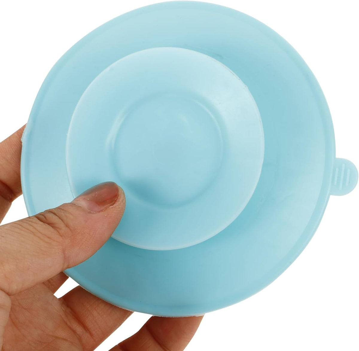 Silicone Tableware Sucker Double Sided Suction Cup Plate Bowl Base Non Slip Tabletop Holder for Kids and Toddlers 3.74 X 3.74 X 0.59 in 3 Pack