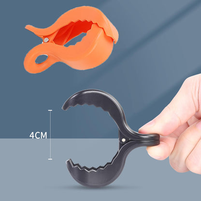6pcs Stroller Clips Pegs to Hook Muslin and Toys Seat Cover, Blanket Clips, Car Seat Cover Clip, Plastic Universal Clip, Nursing Cover, Pram Toy Holder, Blanket Clamp. （ Black)