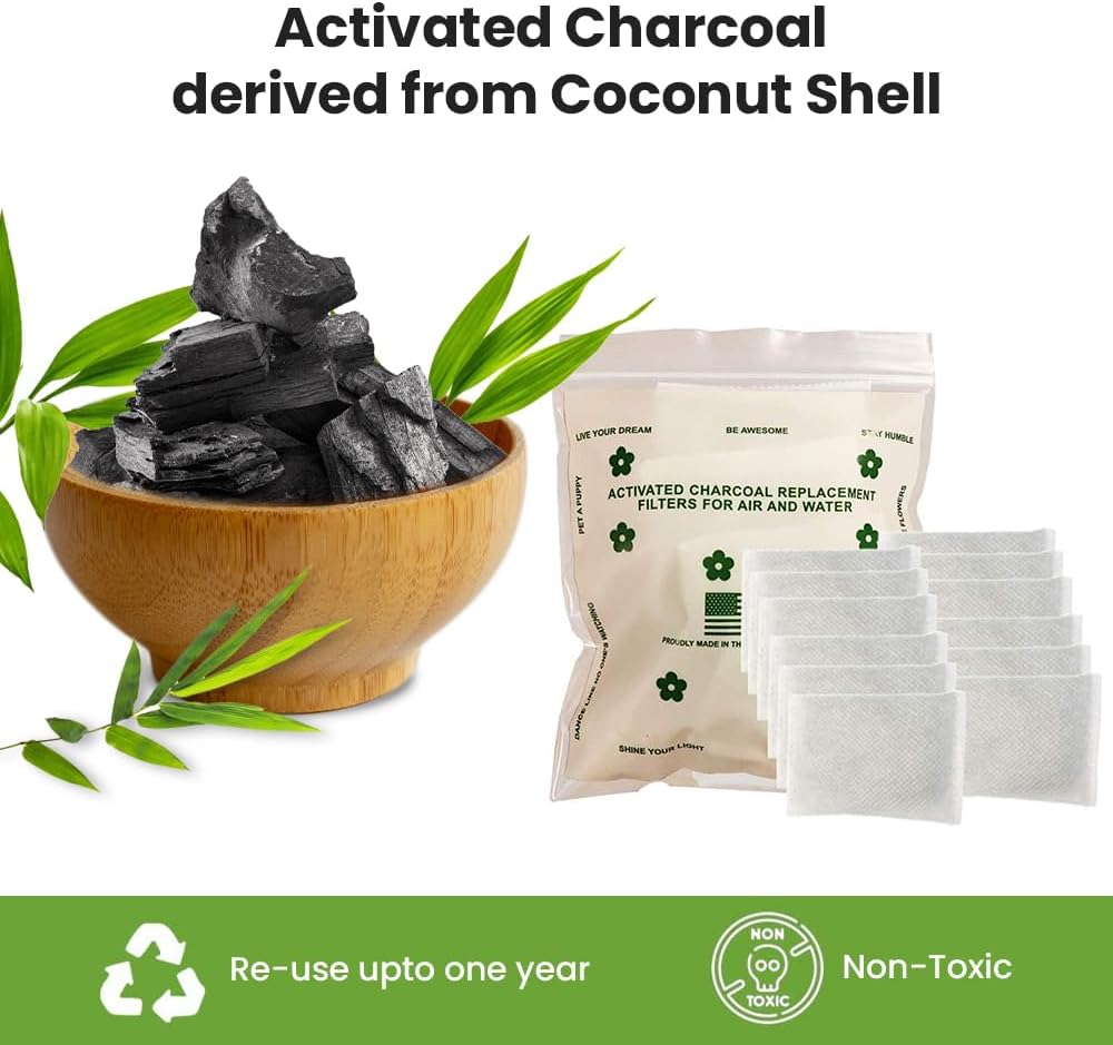 Baby Diaper Pail Deodorizer - Activated Charcoal - 36 Pack